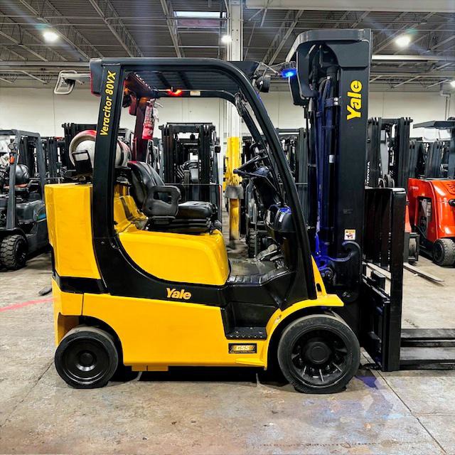 yale glc080vx used forklift