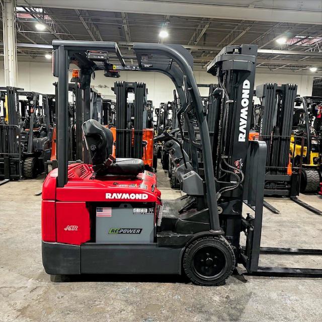 raymond used electric forklift