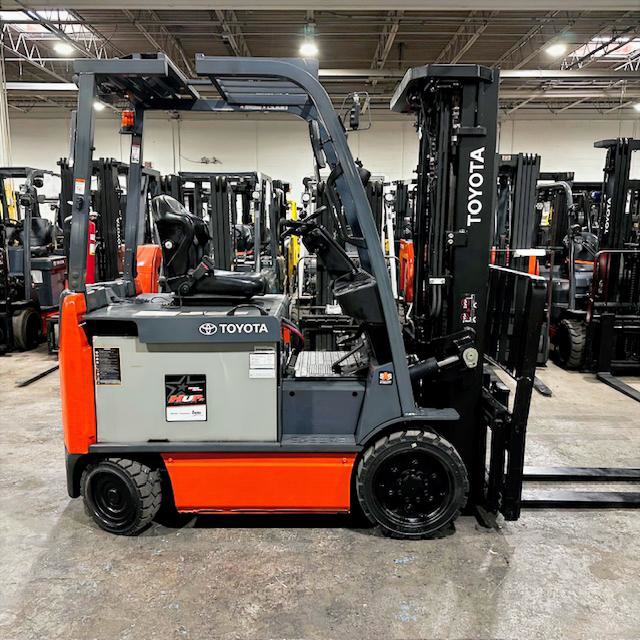 toyota four wheel electric forklifts