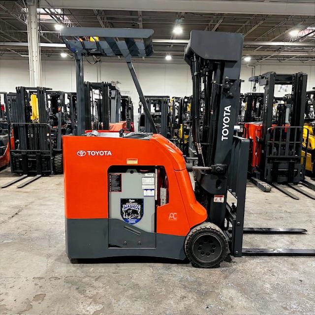 used toyota stand up forklifts