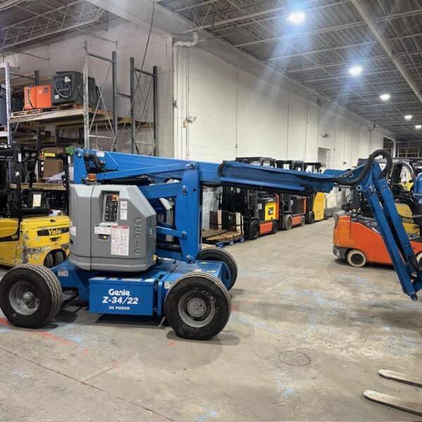 genie z34/22 used boom lift