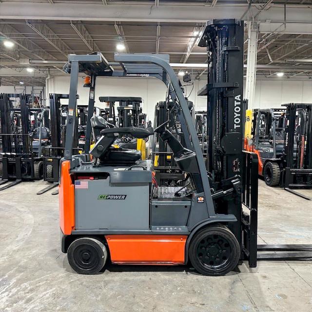 toyota 8fbcu25 used forklift