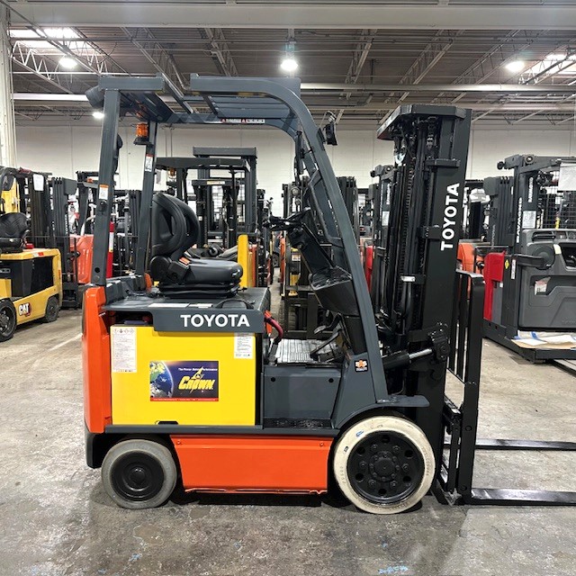 toyota 8fbcu25 used forklift
